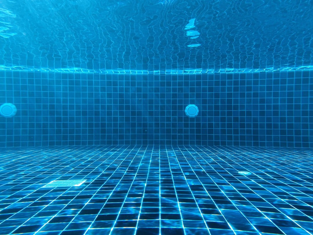 Commercial swimming pool maintenance work
