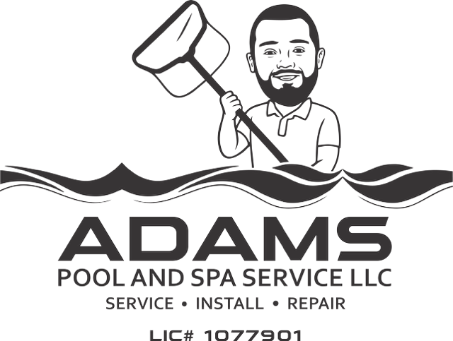 Adam's Pool and Spa Service logo