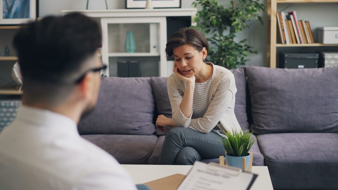 A couple in a counseling session
