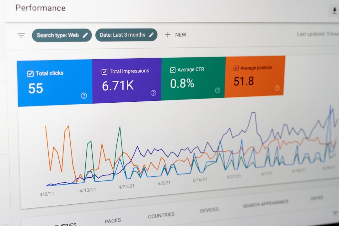 Search results displayed on a screen